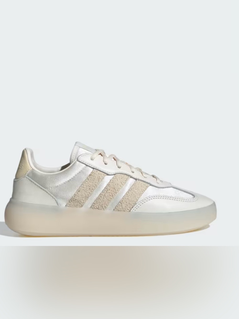 adidas Barreda Decode Women's White and Cream Low-Top Athletic Sneakers